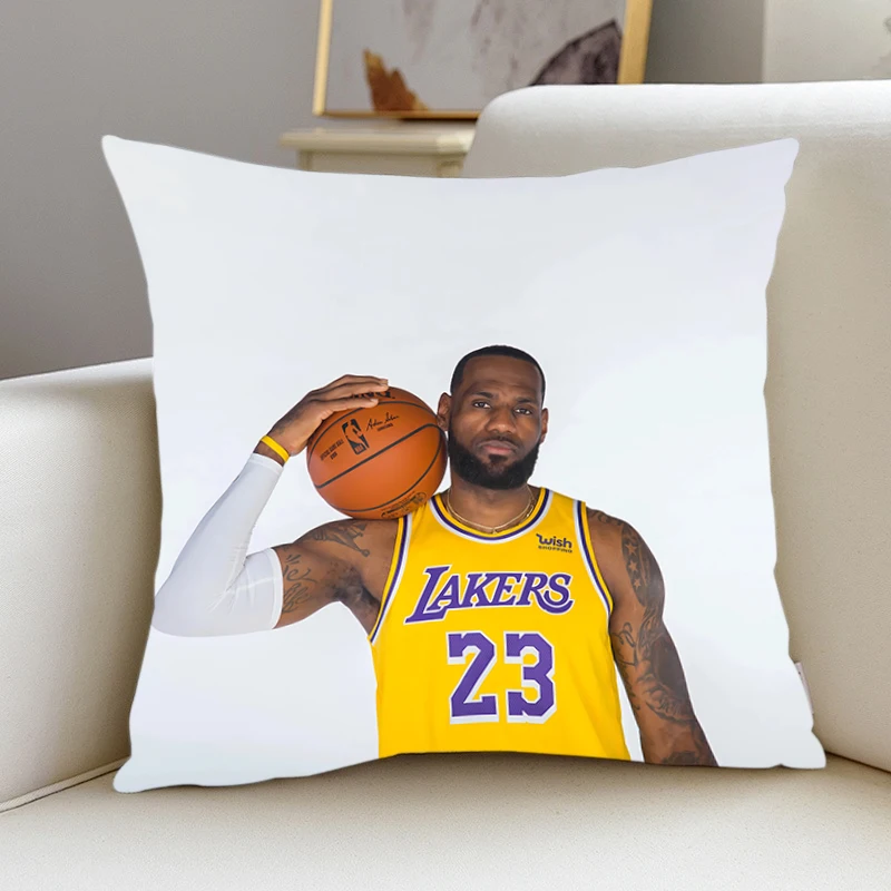 New Pillow Slips Pillow L-LeBron James Covers Bedding Comfortable Cushion Good For Sofa Home Car High Quality Pillow Cases gift