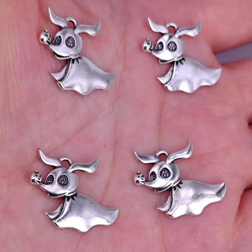 5pcs nightmare before Christmas zero dog pendant charm Wholesale Jewelry for women man Accessories DIY