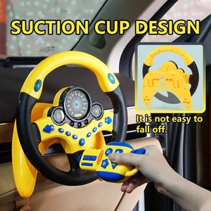 Simulasi Listrik Mainan Roda Kemudi dengan Cahaya dan Suara Pendidikan Anak-anak Co-pilot Mainan Mobil Anak-anak Hadiah Mainan Vokal 12 mainan roda kemudi dengan penjualan terbaik - №