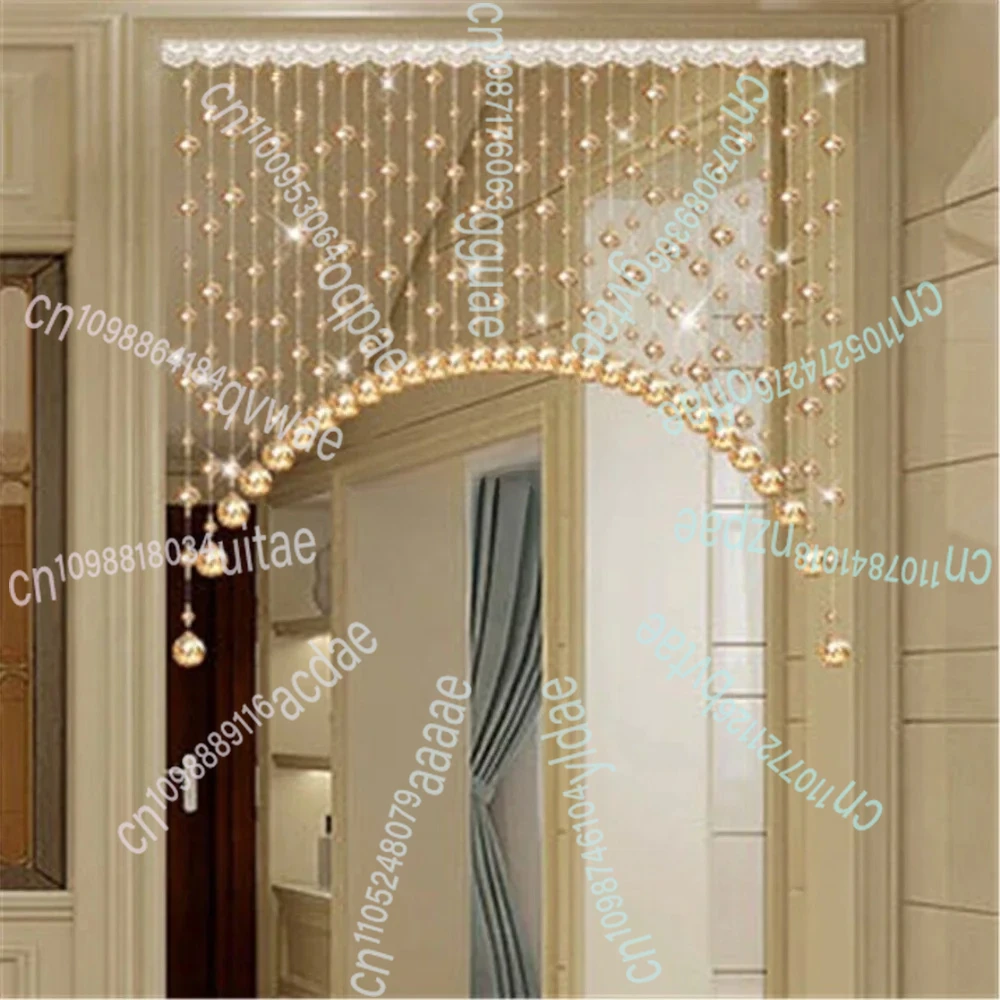 

48, граненое шампанское, арочные акриловые хрустальные стеклянные бусины, дверная занавеска для гостиной, спальни, окна, бабочка, ванная комната, свадебный декор