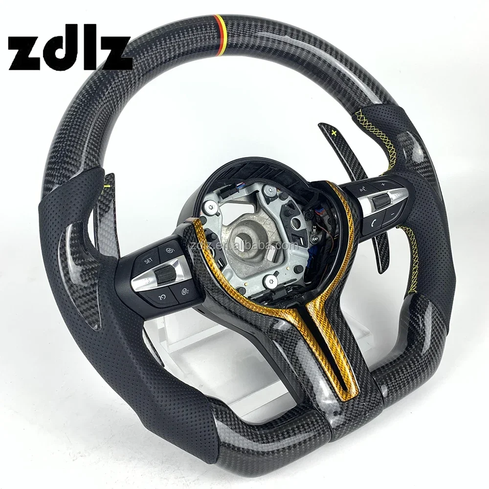 Steering Wheel Carbon Fiber For BMW All Series F80 F82 F10 F06 F12 F13 F15 F16 F20 F22 F30 F31 F32 F33 F36 M2 M3 M4 M5 M6