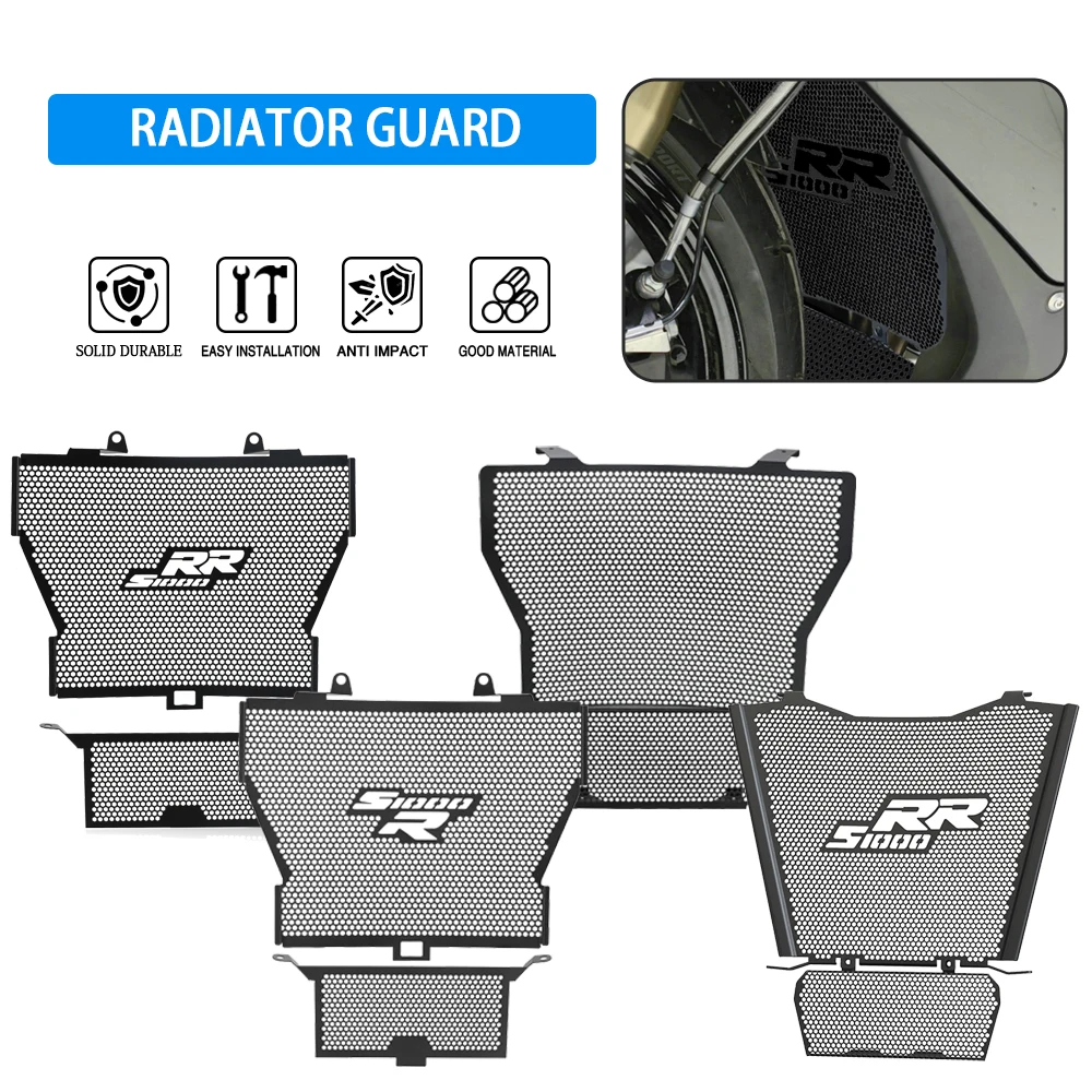 

Radiator Guard and Oil Cooler Set Motorcycle Accessories Radiator Grille Guard Cover Protector For BMW S1000RR 2010-2011-2023
