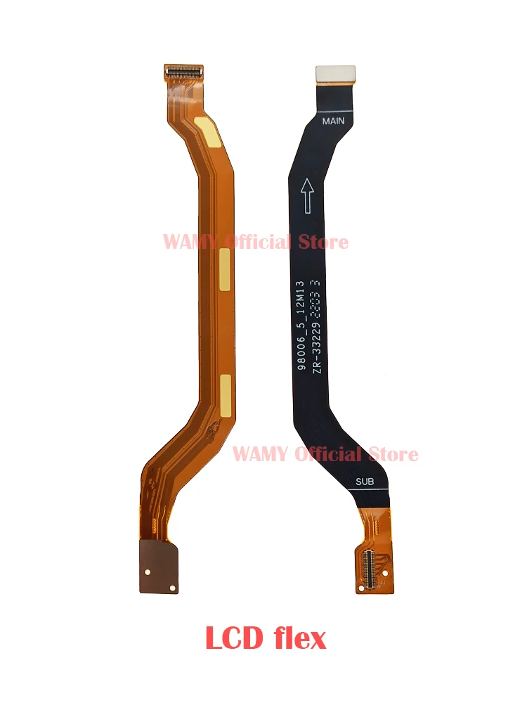 WAMY LCD Display Screen Ribbon Connect Mainboard Flex Cable For Xiaomi Poco X4 Pro 5G / Redmi Note 11 Pro 5G