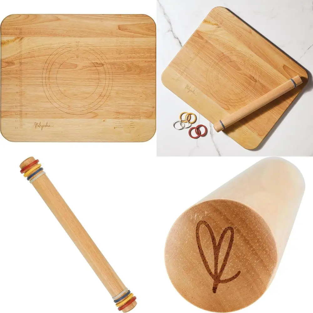 

Набор качающих штифтов для карри и досок для пирогов Parawood из 2 предметов