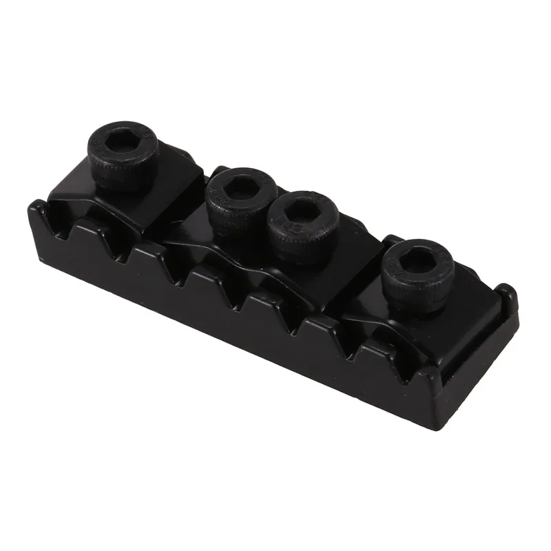 7 String Locking Nut Electric Guitar Nut Tremolo Bridge 48Mm (Black)