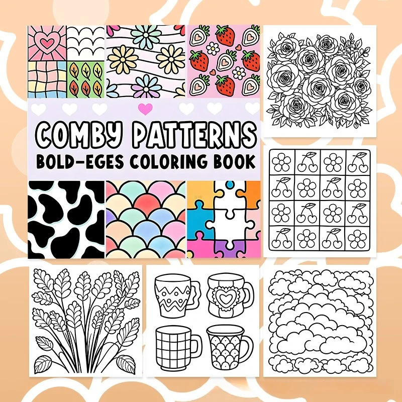Hot Coloring Book, Graffiti Tracing Sketch Drawing Notebook, In Stock Cross-border Supply
