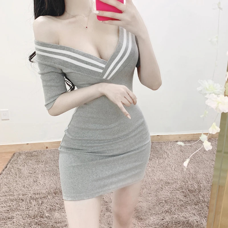 Printemps été 2024 Sexy v-ne coupe ajustée mi Sve moulante Dr taille haute a-ligne jupe coton mélange tissu élastique ort Dr