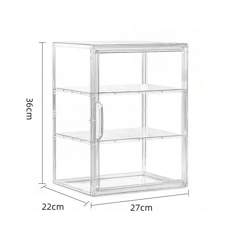 yes36cm Acrylic Blind Box Display Case Collectible Figure Cabinet Storage Rack For Collectors Kids Table Decor Birthday Gift