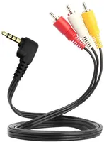 1.2M AVC-DC300 AV Camcorder Video Cable Stereo Audio Video AUX Cable for Canon G6 G7 G9 A620 A610