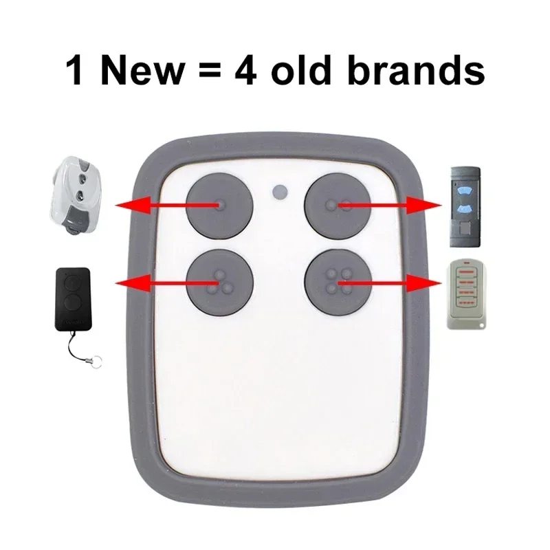 Controle remoto de cópia multifrequência, 250-868mhz, compatível com código de rolamento, porta de garagem, persiana, portão, controle remoto