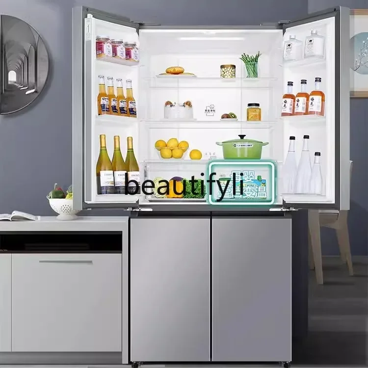 

Refrigerator for home use, four-door folio, first-level frost-free ultra-thin embedded, four-door frequency conversionX