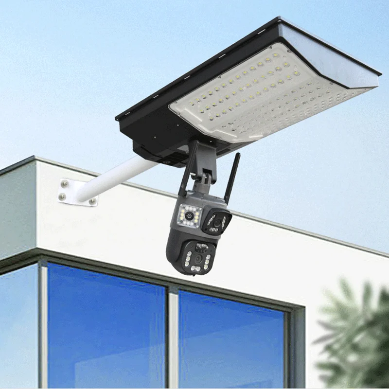 High Power Camera 4g Dual Surveillance IP65 Light Emitting Diode  Source Outdoor Garden