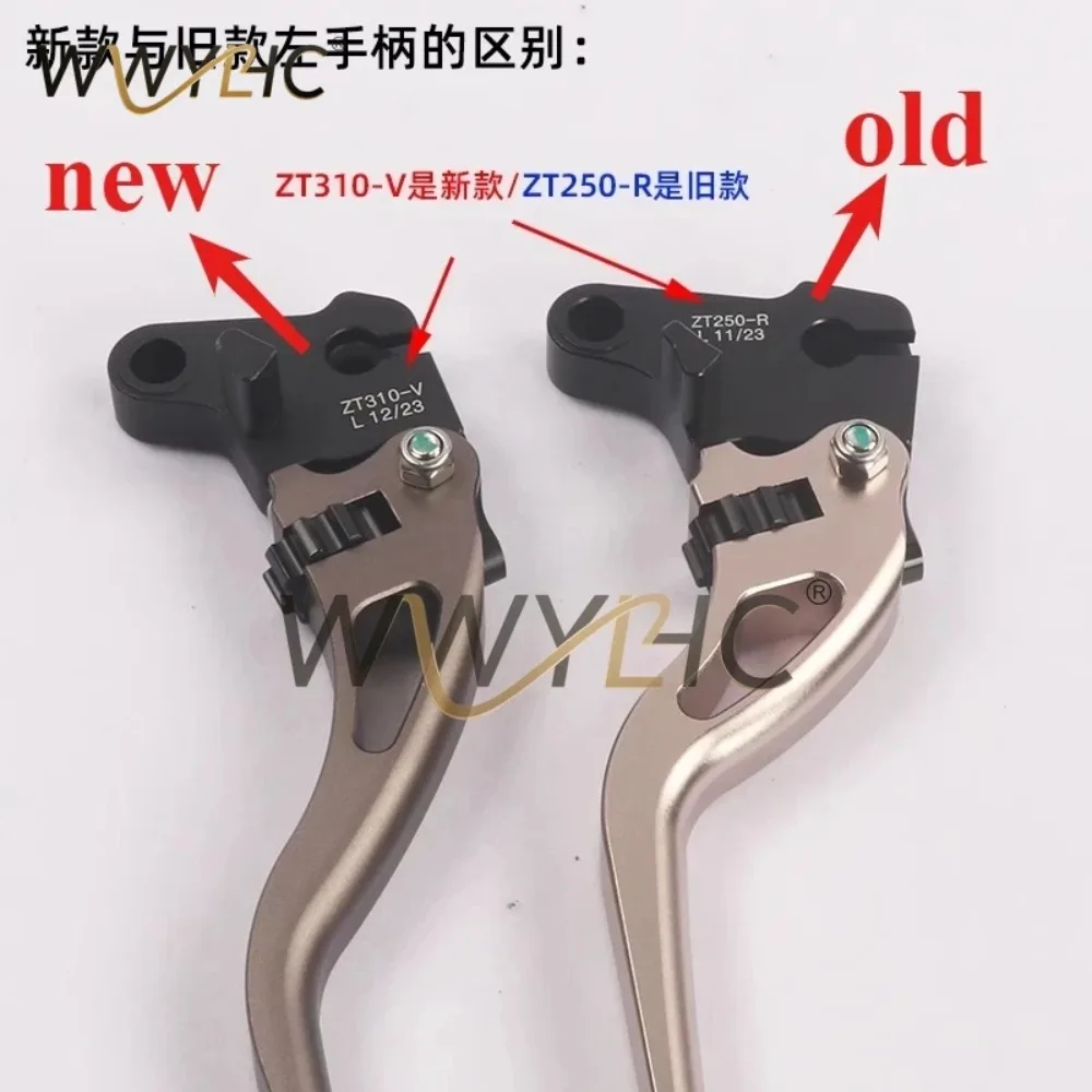 For  310-V Zt310-X/R1 R2 T Motorcycle Left Hand Handle Rocker Clutch Mirror Base Bracket Rear View