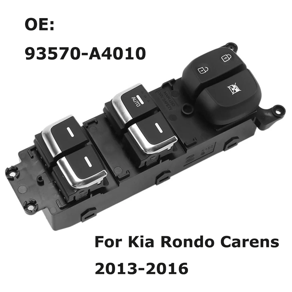 

Car Accessories 93570-A4010 Electric Power Window Switch For Kia Carens 2013 2014 2015 2016 Front Left Lifter Control Button New