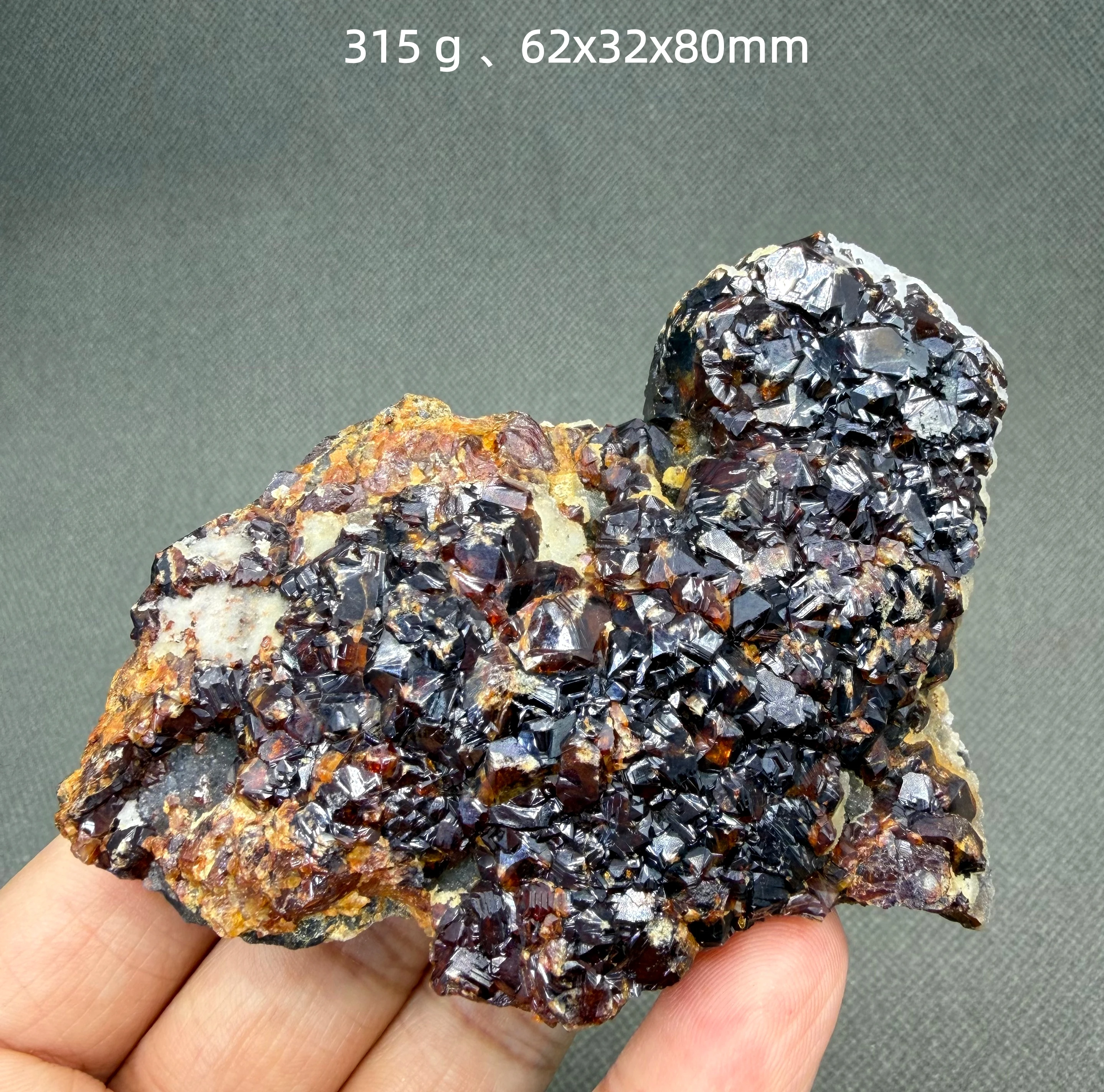 Natural Sphalerite Tetrahedral Crystals Mineral Specimen Sharp Geometry Collector Grade