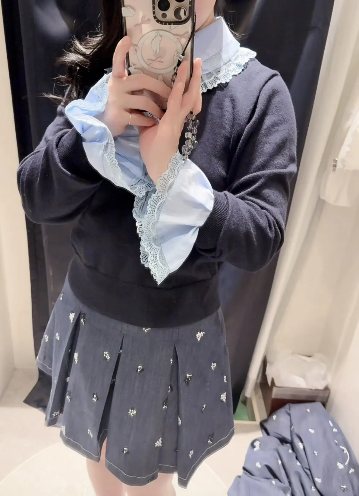 Japanese Summer 2026 New Temperament Versatile Sweet Girl Short Skirts Exquisite Embroidery Casual Skirt Pants Women