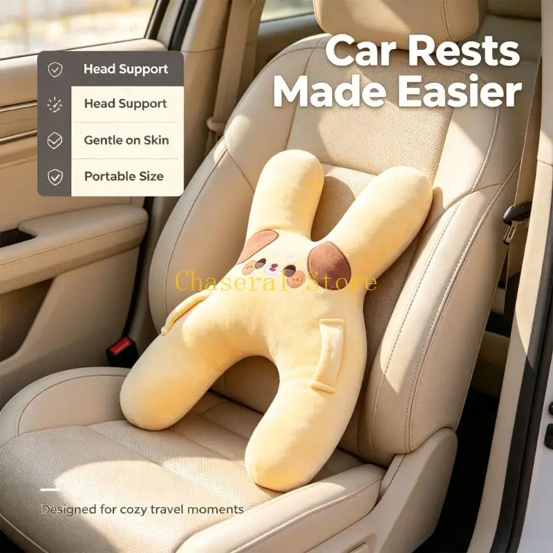 E7CE Two-Way H-Shaped Pillow for Neck Rest, Hugging, and Home Lounging