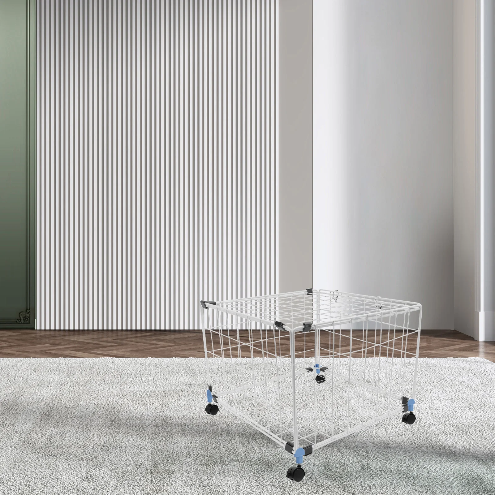 

4Pcs Pet Cage Wheel Casters Universal Fit for Cat Villas and Dog Crates Portable Design for Flexible Space Management