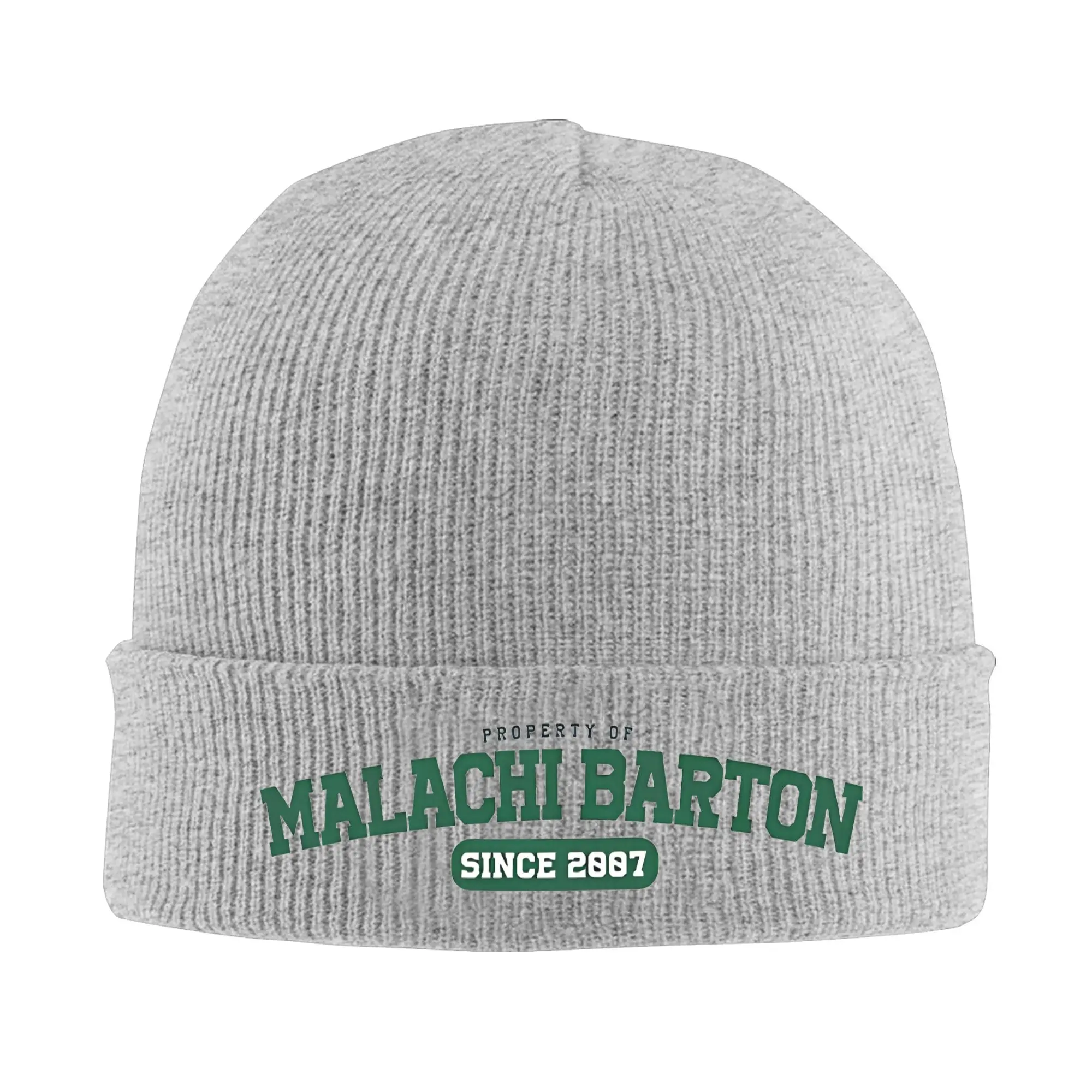 Malachi Barton Knitted Hat  Beanie Hats Hippie Elastic Unisex Adult Bonnet Hats Autumn Winter Graphic Vintage Caps Gift Idea