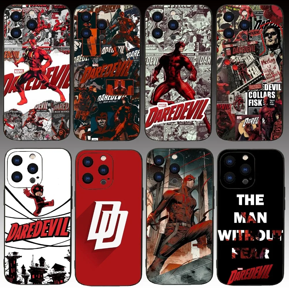 Cool D-Daredevil custodia per telefono per Iphone 15 11 13 14 Pro Max 7 8 Plus X Xr Xs Max Se2020 12mini Cover Case