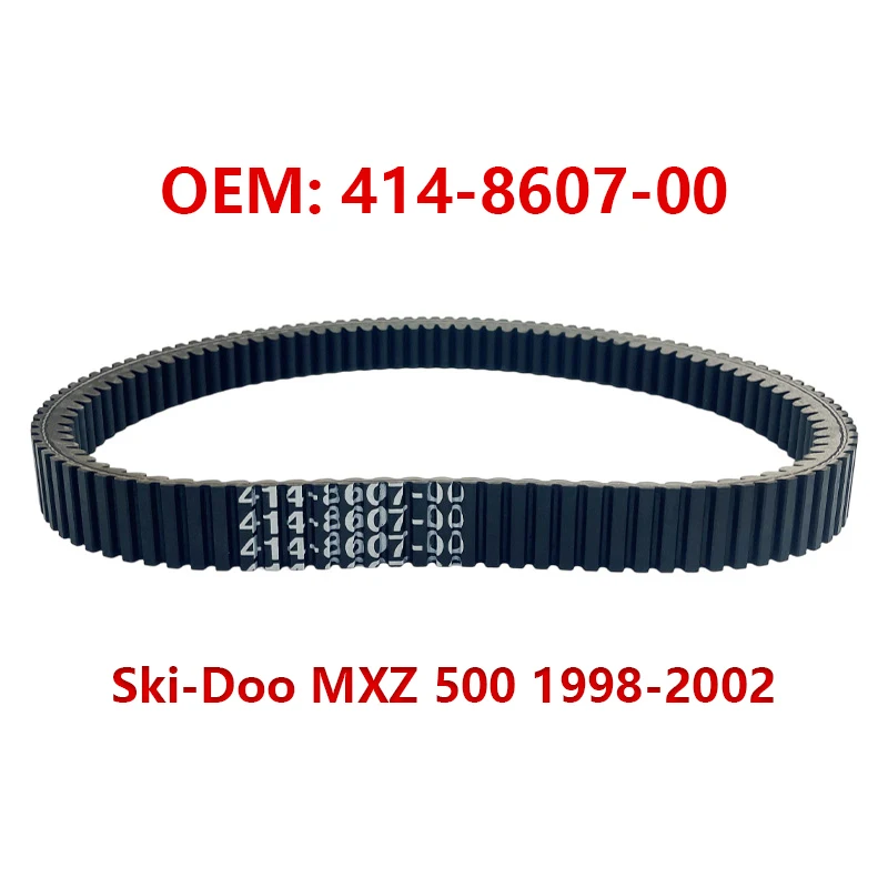 Snowmobile Drive Belt Transfer Belt 414-8607-00 415-0606-00 For Ski-Doo MXZ 500 1998 1999 2000 2001 2002 Durable