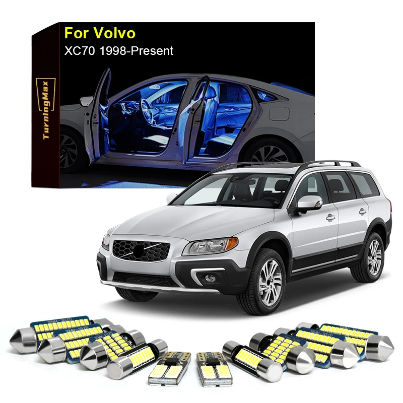 

Canbus Interior Lighting LED Bulbs Kit Package For Volvo XC70 1998-Now Dome Trunk Reading Map Lights Indoor Lamp Car Accessories