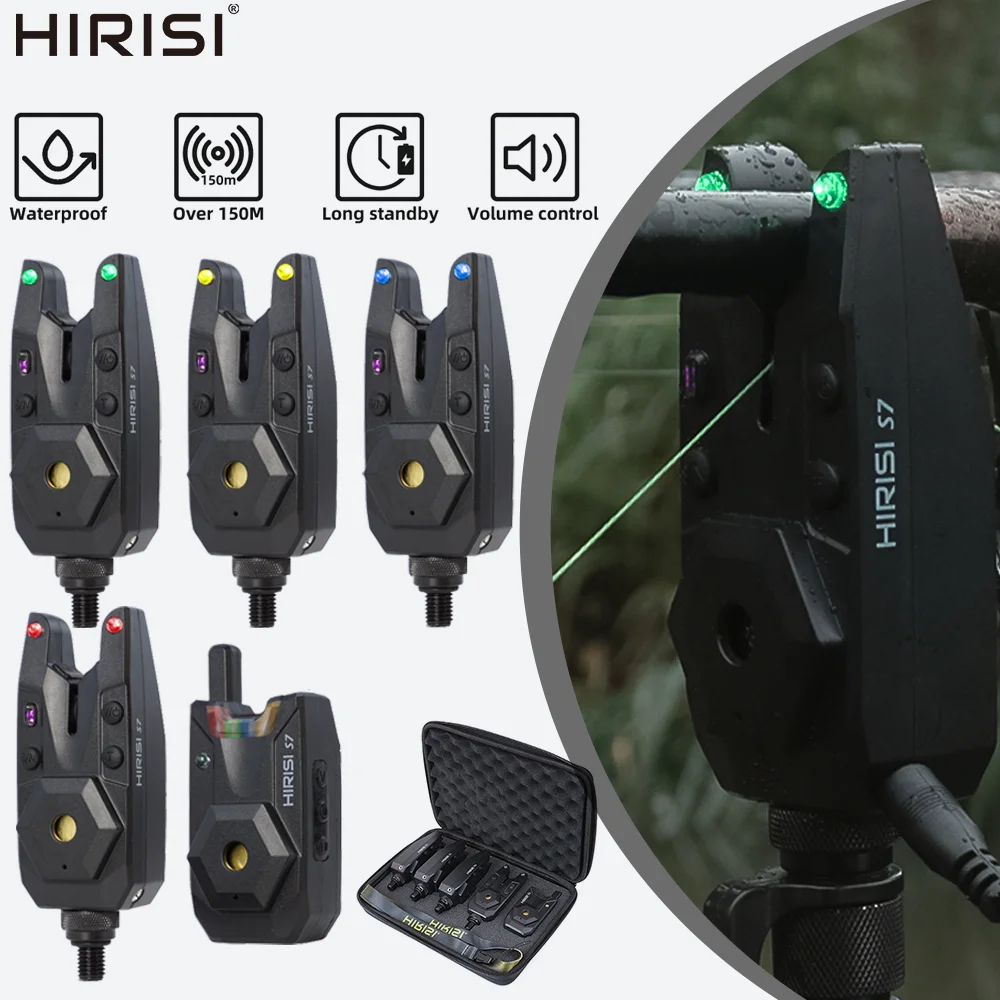 hirisi-s7-alarme-de-morsure-sans-fil-pour-peche-a-la-carpe-1-4-ensemble-indicateur-led-etanche-volume-reglable-materiel-de-peche-a-la-carpe-en-plein-air