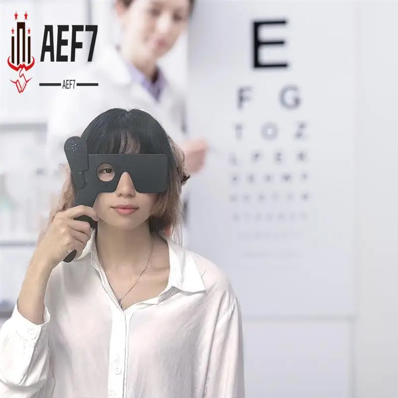 AEF7-Eye Shield para teste de visão e optometria Eye Shield Eye Shield Colher Régua de ajuste de visão