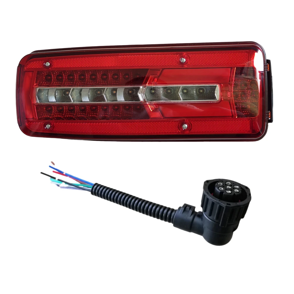1Pc 24V Led Koplamp Achterlicht Voor Man Truck Tgx Tgx Tgm Achterlicht Rechts/Links Met Connectoren Accessoires Onderdelen