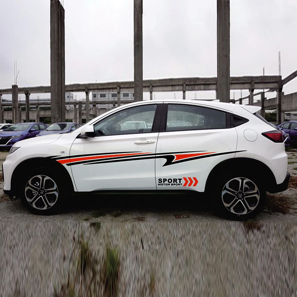 

Create a Unique and Eye Catching Look for Your Car with 2pcs Car SUV Vinyl Graphic Sticker Stripes Easy to Apply