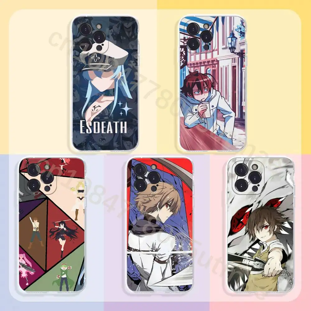 

Akame ga KILL Cool Anime Phone Cases For iPhone17,16,15,14,13,12,11,Pro,Max,Plus Luxury Camera Protection Plastic