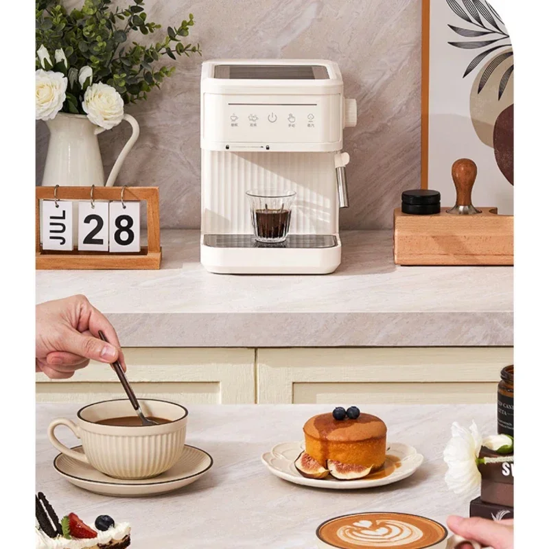 Moqiao Light Wake up Semi-automatic Espresso Coffee Machine 110V Small Household Concentrated Steam Brewing All-in-One Machine