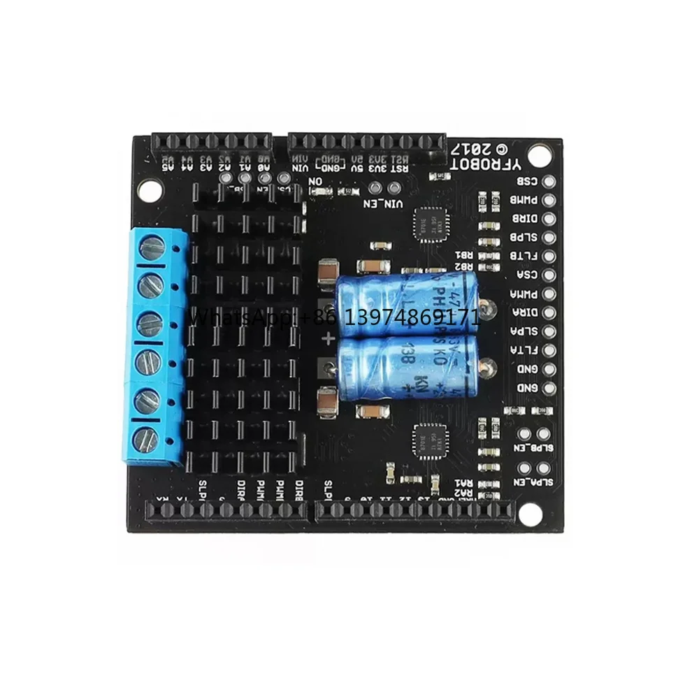 

MD04 High Power Dual H Bridge Motor Driver Module DRV8701 Replace L298N 6-30V PWM 30kHz 1.8V 3.3V 5V Logic Input Driver Module