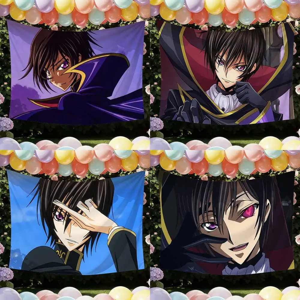 Anime C-Code Geass Flags Wall Hanging Tapestry Outdoor Garage Room Decorative flag Background Blanket