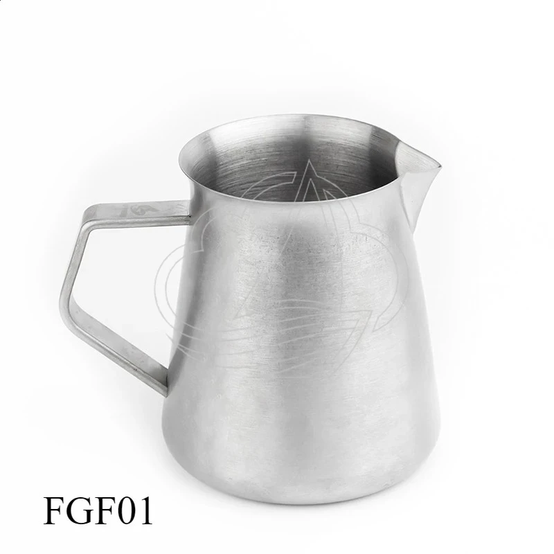 CF WISDOM 400ml Silver Stainless Steel Coffee Share Pot Retro Hand Brewing Pot Home Camping Picnic