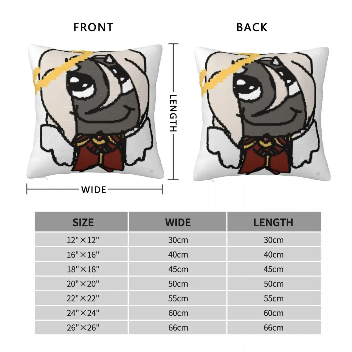 Terraria Innocent Calamitas Square Pillowcase Polyester Linen Velvet Pattern Zip Decorative Home Cushion Cover 45x45