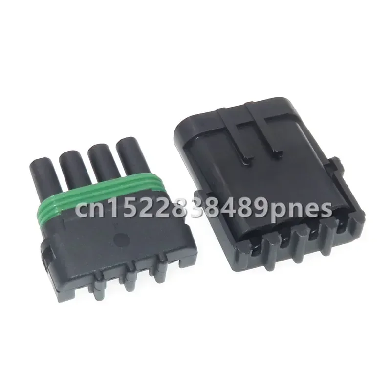 4 Pole 12015797 12010974 Auto Socket Weather Pack Electrical Sealed Wiring Harness Connector