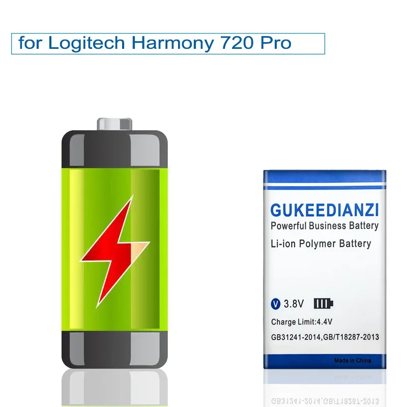 R-IG7(Harmony 880 ) 1600mah Smart Home Remote Control Battery For Logitech Harmony (720 880 890 900)Pro 780 785 885 895