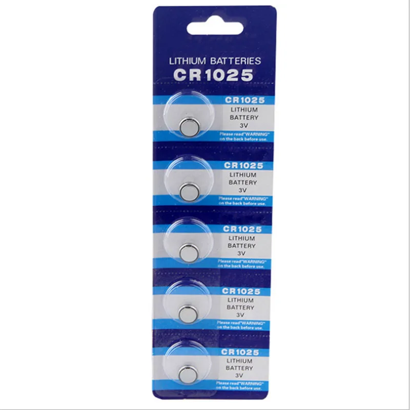 10PCS/LOT  CR1025 1025 Lithium Button Cell Battery 3V For Remote Control / Watch / Circuit Board / Car Key