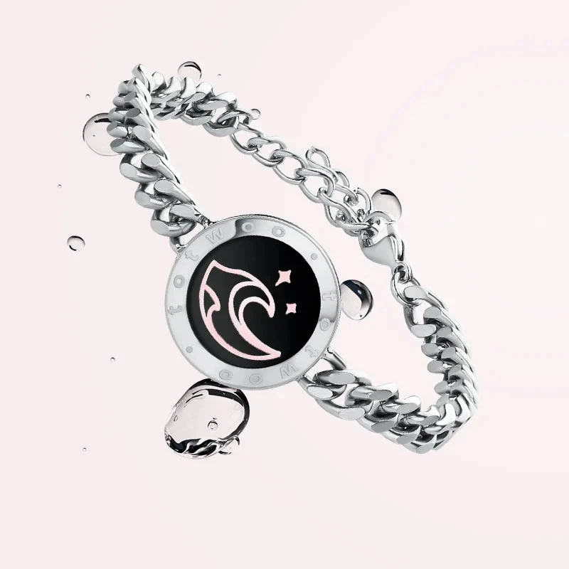 

Totwoo long distance touch Bracelets for Couples Long Distance light up&Vibrate Moutain&Sea Love Bracelets Smart Jewelry sets