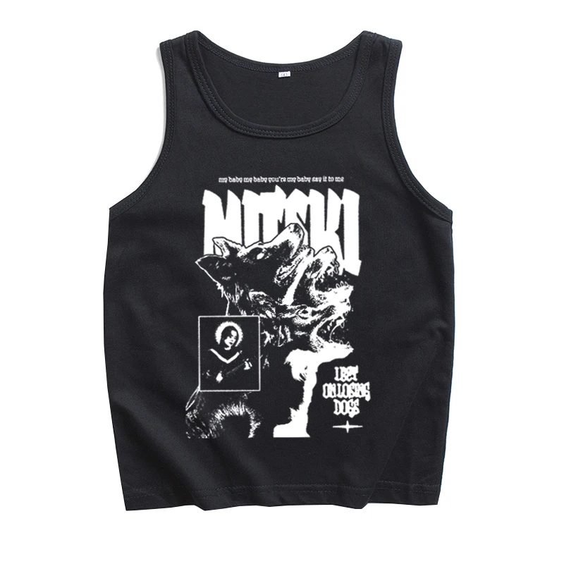 Mitski I Bet on Losing Dogs Vest Mitski Music Merch Fan Gift Men Women Streetwear Tank Tops