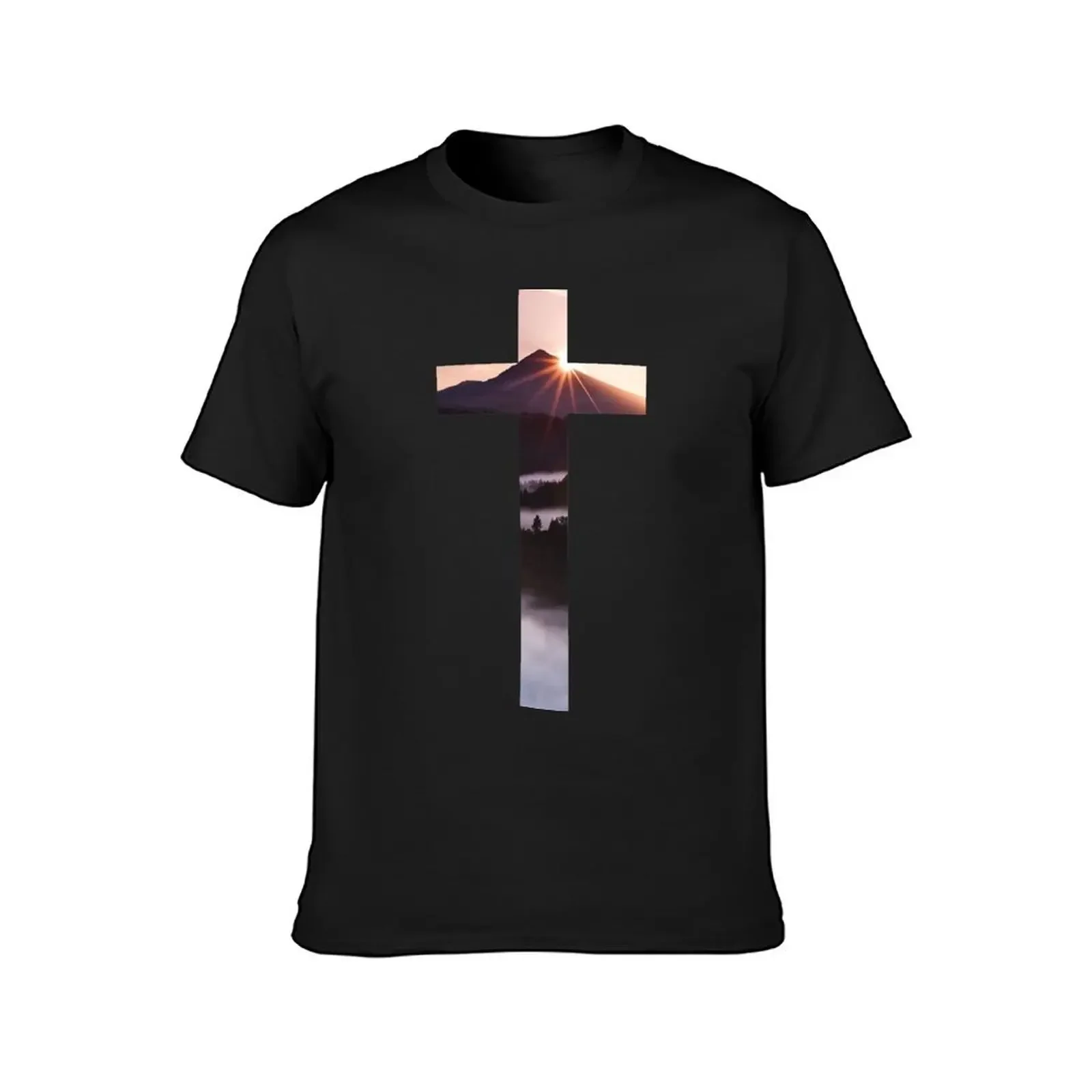 Christian Cross T-Shirt Aesthetic clothing man clothes t shirt men