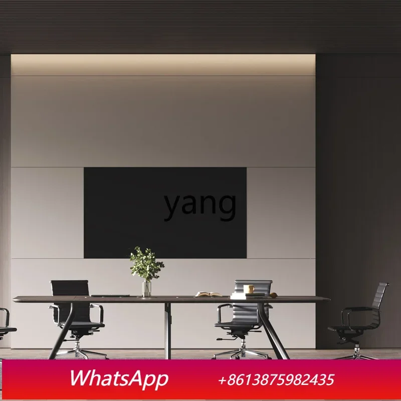 

LMM office furniture company conference table light luxury high-end business room long table high-end simple