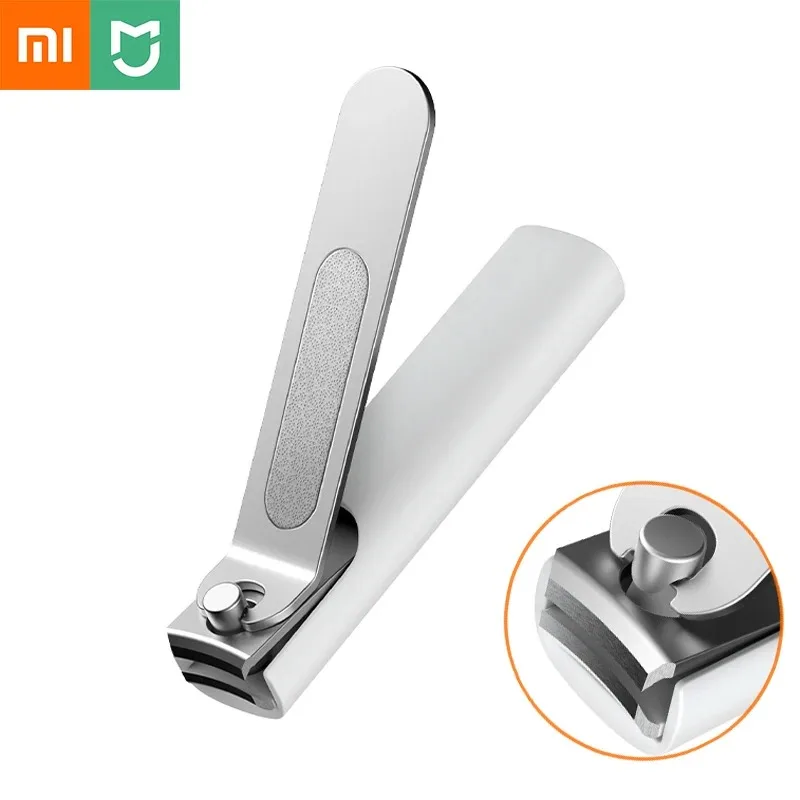 Xiaomi Mijia 402 Stainless Steel Nail Clippers Pedicure Care Trimmer Portable Nail File with Anti-splash Storage Shell Original