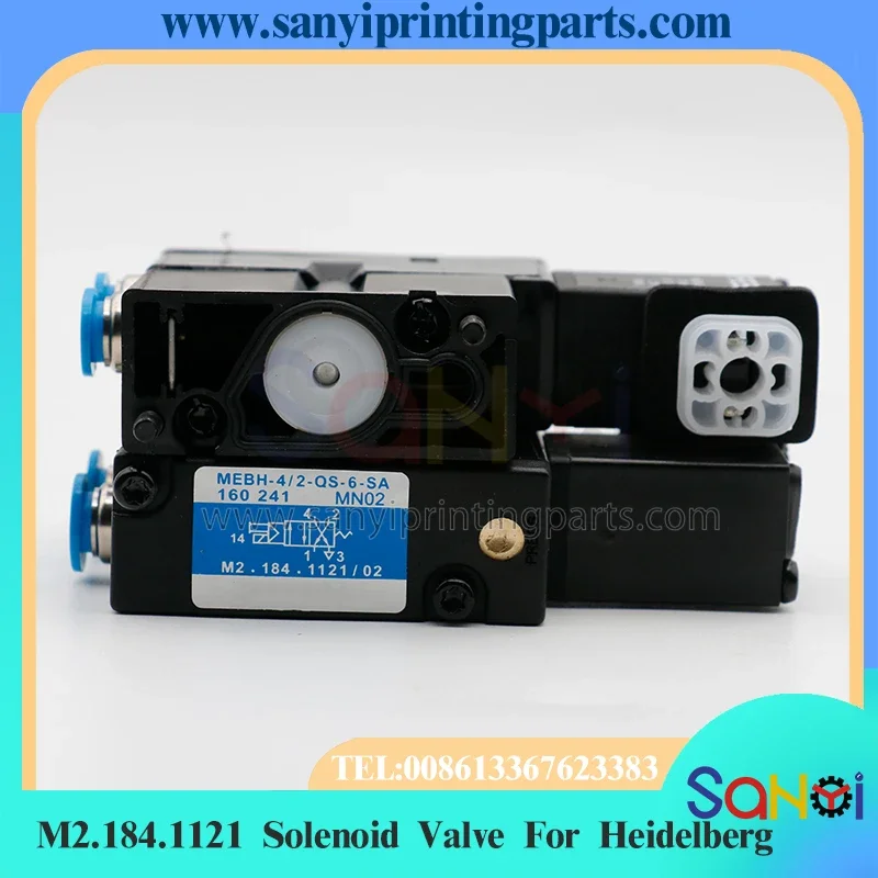 free-shipping-1-piece-m21841121-solenoid-valve-mebh-4-2-qs-4-sa-for-heidelberg-sm102-cd102-sm52-pm52-printing-machine-parts