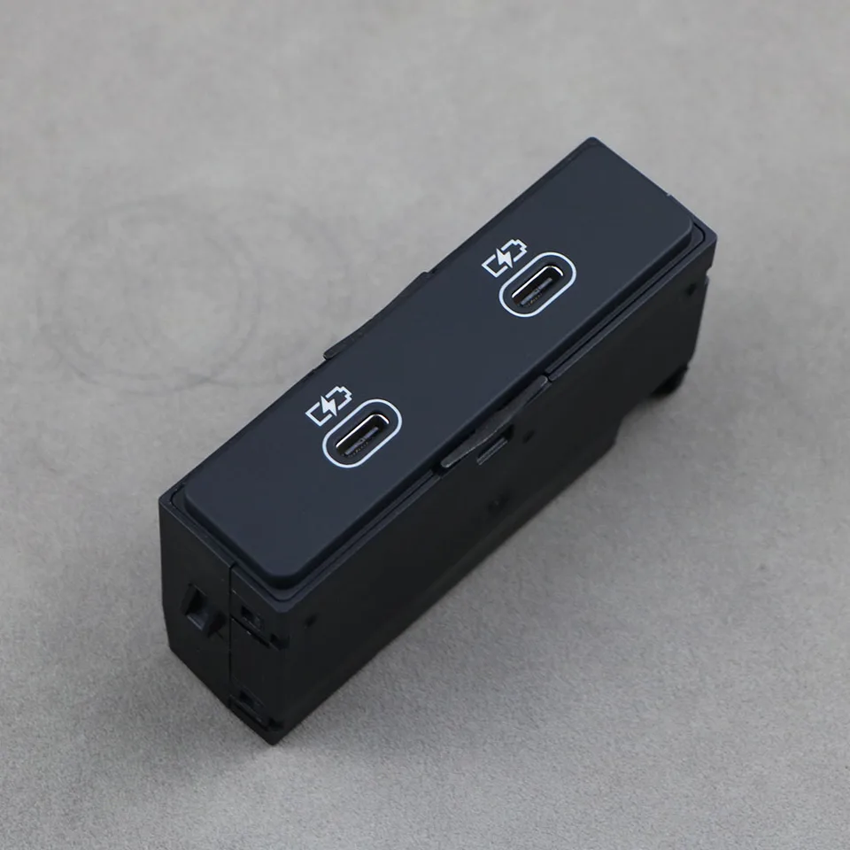 統合された電圧コンバーターを備えた純正USBタイプC,アウディa6用リア