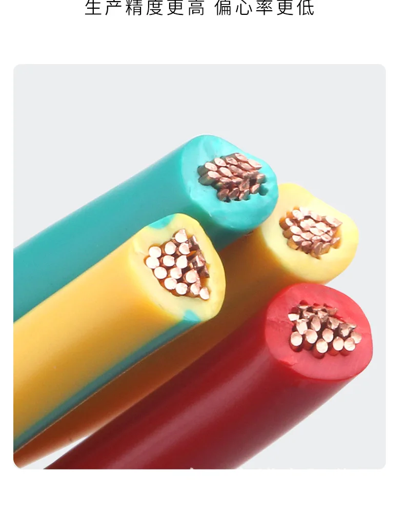 Copper core cable 1/1.5/2.5/4/6/10/16/25 square BV/BVR hard wire/multi-strand flexible wire