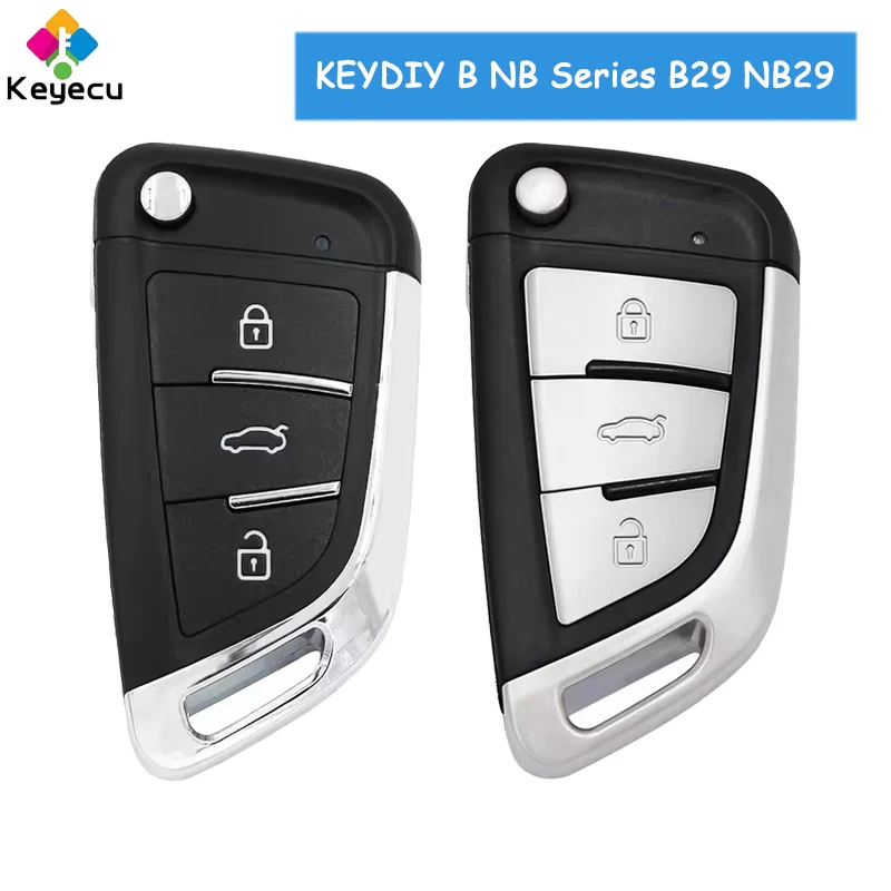 

KEYECU KEYDIY KD B NB Series B29 NB29 3 Buttons Knife Universal Remote Key for KD900 URG200 KD900+ Mini KD KD-X2 Programmer