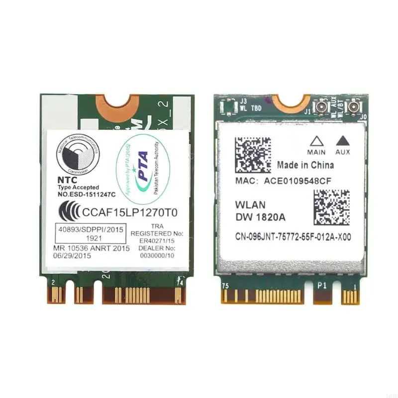 N84B NEW DW1820A 1200M 2.4+5G BCM94350ZAE NGFF-беспроводная сетевая карта BT4.1 WiFi Card