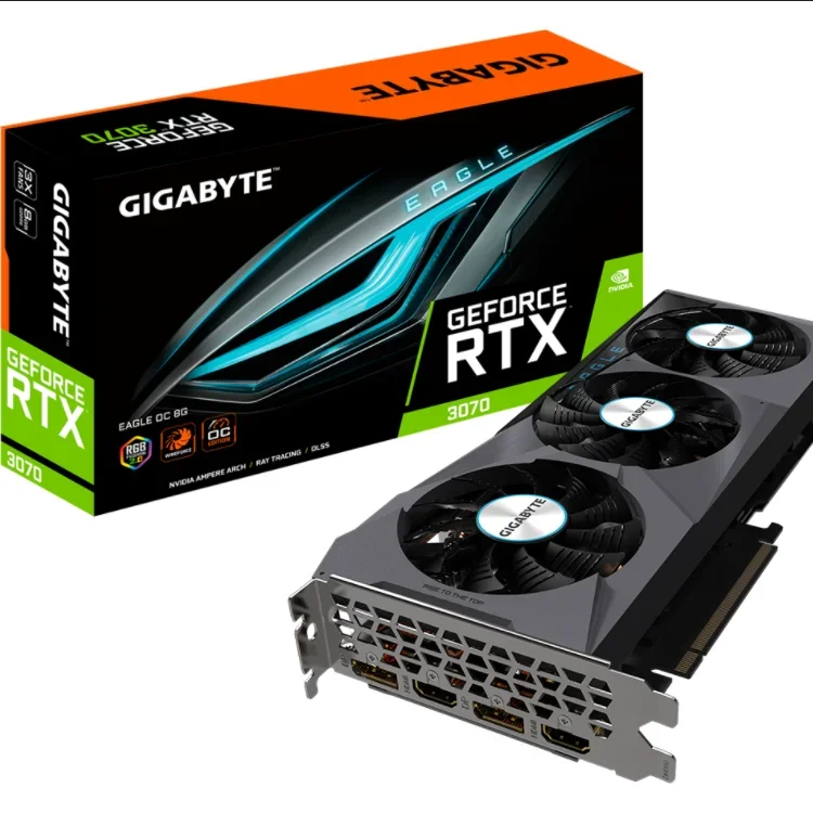 

New Arrival GIGA rtx 3070 ti GeForce RTX 3070 EAGLE OC 8G non lhr Graphics card